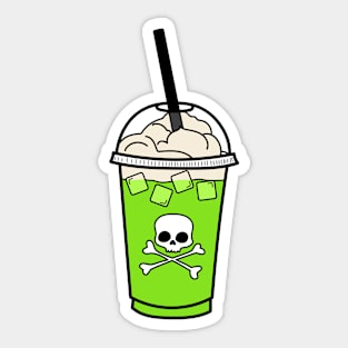 Halloween Poison Coffee Sticker